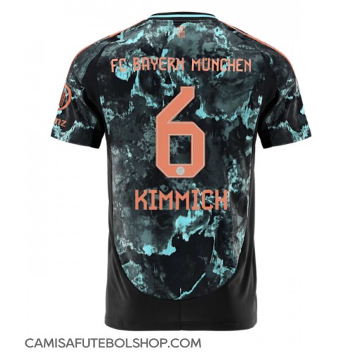 Camisa de time de futebol Bayern Munich Joshua Kimmich #6 Replicas 2º Equipamento 2024-25 Manga Curta